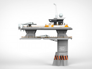 Radar platform 3 3D मॉडल