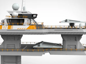 Piattaforma radar 3 Modello 3D