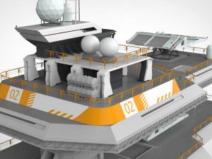 Radar platform 3 3D मॉडल