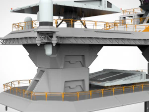 Piattaforma radar 3 Modello 3D