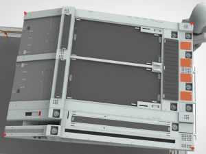 Piattaforma radar 3 Modello 3D