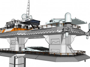 Radar platform 3 3D मॉडल