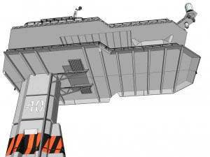 Piattaforma radar 3 Modello 3D