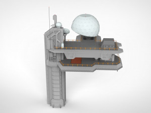 Radar platform 4 3D मॉडल