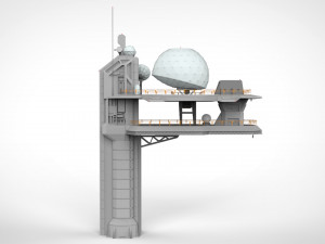 Radar platform 4 3D मॉडल