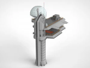 Piattaforma radar 4 Modello 3D