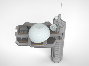 Radar platform 4 3D मॉडल