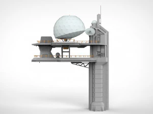 Piattaforma radar 4 Modello 3D