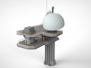 Radar platform 4 3D मॉडल