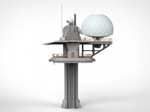 Piattaforma radar 4 Modello 3D