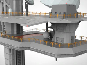 Piattaforma radar 4 Modello 3D