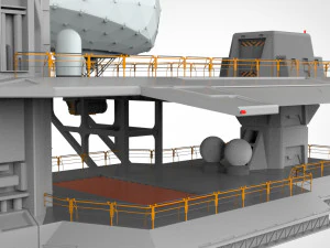 Piattaforma radar 4 Modello 3D