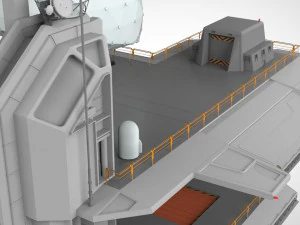 Piattaforma radar 4 Modello 3D
