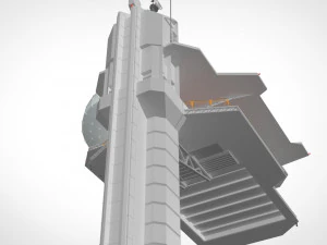 Piattaforma radar 4 Modello 3D