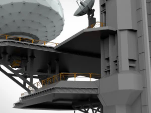 Piattaforma radar 4 Modello 3D