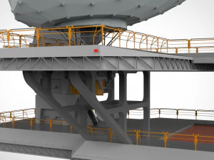 Piattaforma radar 4 Modello 3D