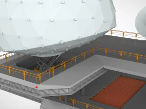 Piattaforma radar 4 Modello 3D