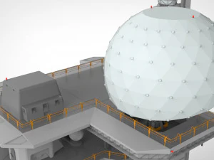 Piattaforma radar 4 Modello 3D
