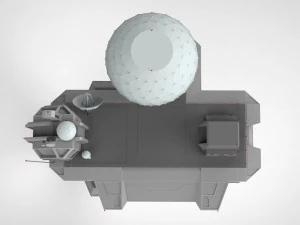 Piattaforma radar 4 Modello 3D