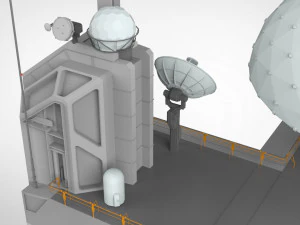 Piattaforma radar 4 Modello 3D