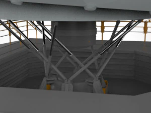 Piattaforma radar 4 Modello 3D