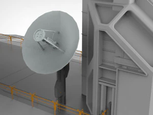 Piattaforma radar 4 Modello 3D