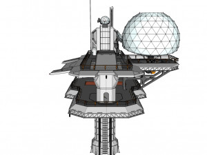 Radar platform 4 3D मॉडल