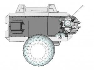 Piattaforma radar 4 Modello 3D