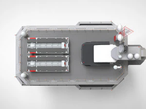 Radarplattform 5 3D Modell