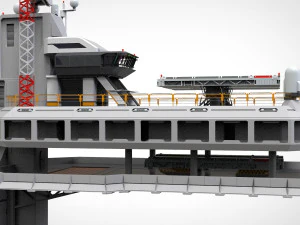 Radarplattform 5 3D Modell