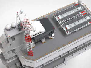 Radarplattform 5 3D Modell