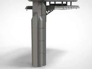 Radarplattform 5 3D Modell