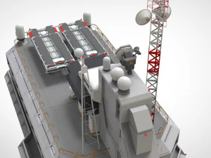 Radarplattform 5 3D Modell