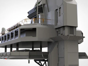 Radarplattform 5 3D Modell