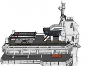 Radarplattform 5 3D Modell