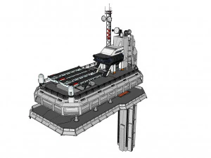 Radarplattform 5 3D Modell