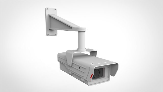 Security camera 3D-Modell .c4d .max .obj .3ds .fbx .stl .blend 