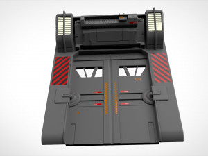 Sci fi door 1 3D मॉडल