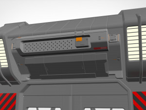 Sci fi door 1 3D मॉडल