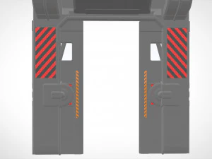 Porta fantascienza 1 Modello 3D