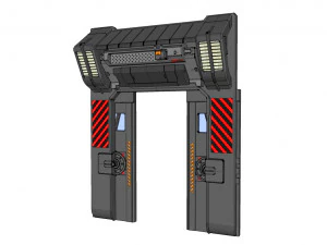Porta fantascienza 1 Modello 3D