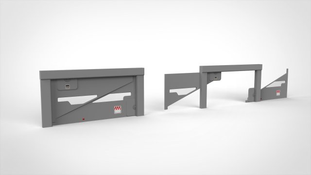 Sci fi door 2 3D मॉडल .c4d .max .obj .3ds .fbx .stl .blend 