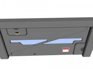 Sci fi door 2 3D Model