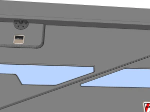 Sci fi door 2 3D Model