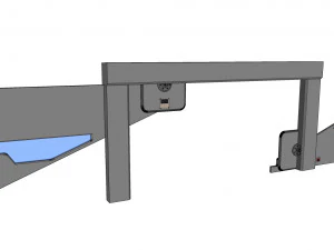 Sci fi door 2 3D Model