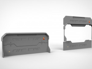 Sci fi door 3 3D मॉडल