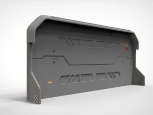 Sci fi door 3 3D Model