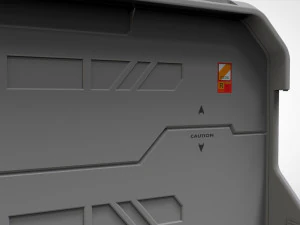 Sci fi door 3 3D Model