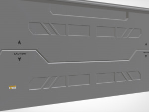 Sci fi door 3 3D मॉडल
