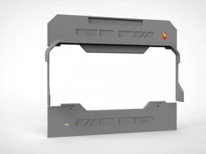 Sci fi door 3 3D Model
